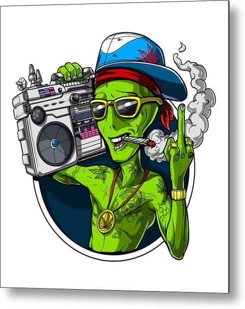 Hippie Stoner Smoking Weed #1 Digital Art by Nikolay Todorov - Pixels