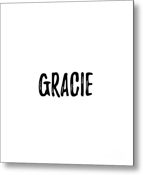 Gracie Metal Print featuring the digital art Gracie by Jeff Creation