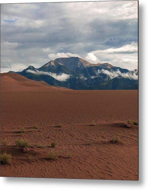 Mountain Metal Print featuring the photograph Magic Sand Dune Mountains by Go and Flow Photos