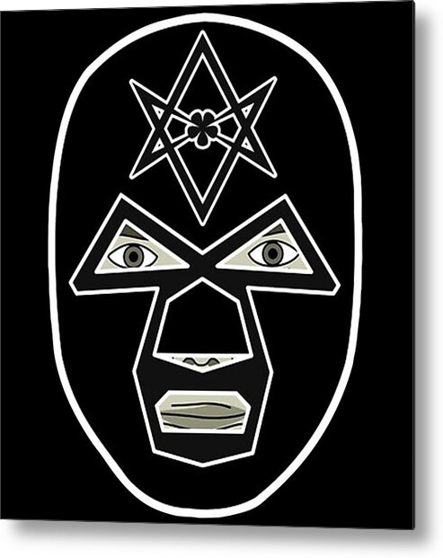 Lucha Libre Metal Print featuring the digital art Mexican Lucha Libre by Gomu Gomu