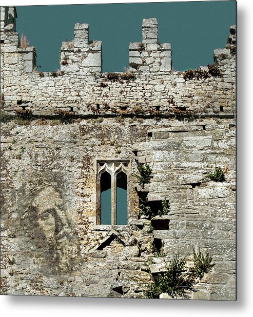 Medieval Art Metal Print featuring the photograph My Lady's,Window by Edward Shmunes