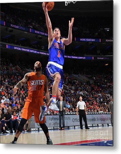Nba Pro Basketball Metal Print featuring the photograph T.j. Mcconnell by Jesse D. Garrabrant