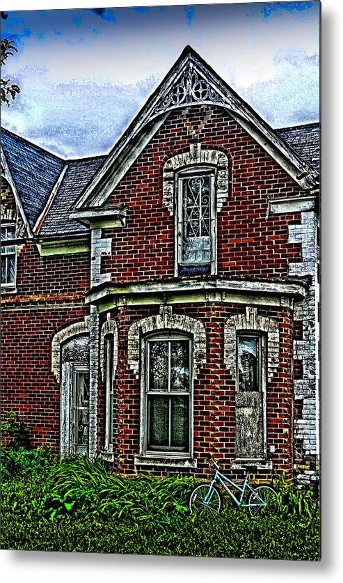 House Metal Print featuring the photograph Abandoned House #1 by Douglas Pike