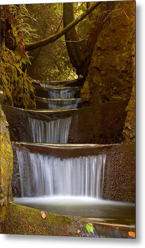 Endless Metal Print featuring the photograph Endless Waterfall by Lara Ellis