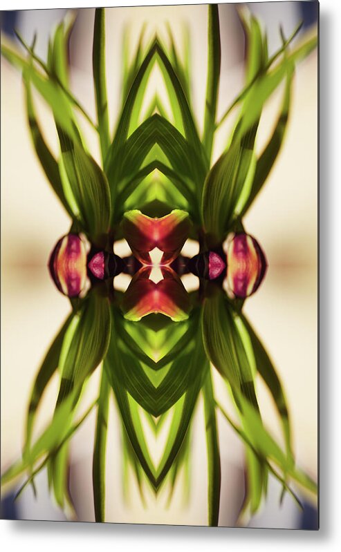 Fritillaria Metal Print featuring the photograph Fritillaria Flower Plant by Silvia Otte