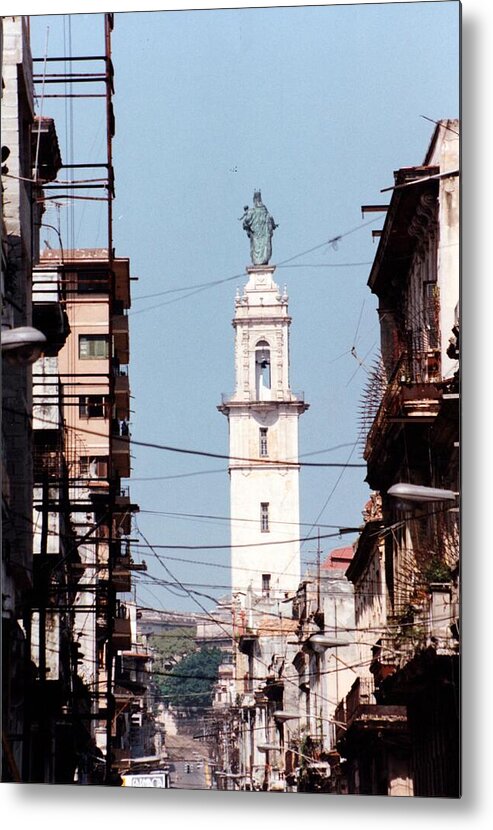 Old Havana Metal Print featuring the photograph Old Downtown Havana Cuba #2 by Rafael Salazar