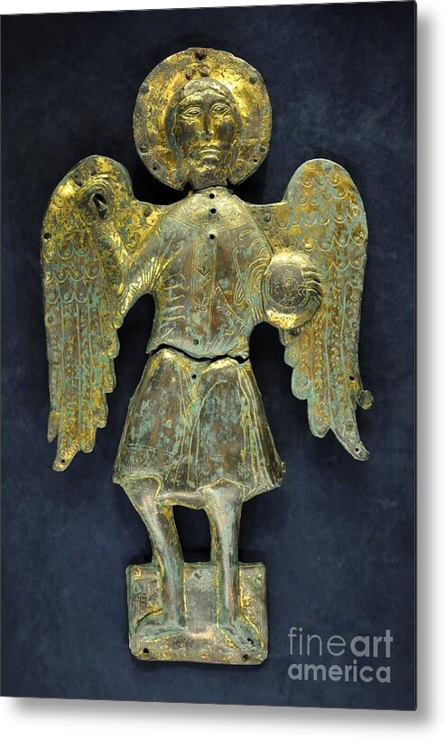 Michael Metal Print featuring the photograph Saint Michael the Archangel #1 by Archangelus Gallery