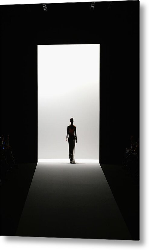 New York Fashion Week Metal Print featuring the photograph An Alternative View - Mercedes-benz #10 by Andrew H. Walker