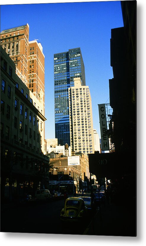 New York Metal Print featuring the photograph 1984 New York City Skyline No2 by Gordon James