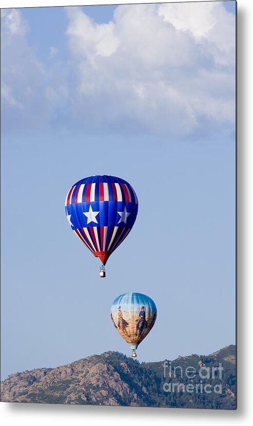 Hot Air Balloons Metal Print featuring the photograph Rocky Mountain Balloon Festival #21 by Steven Krull