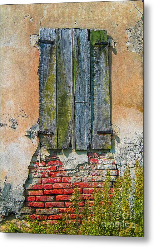 Abandoned Metal Print featuring the photograph Abandoned building by Patricia Hofmeester