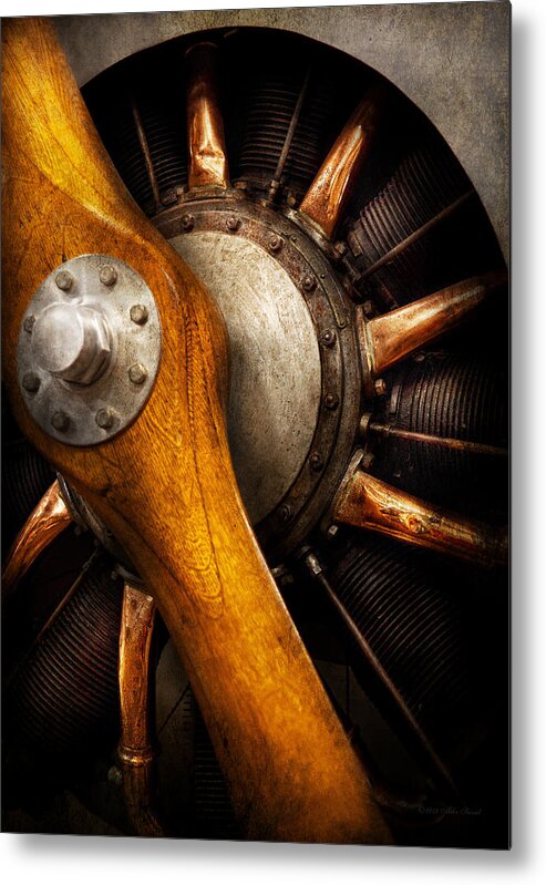 Propeller Metal Print featuring the photograph Air - Pilot - You got props by Mike Savad