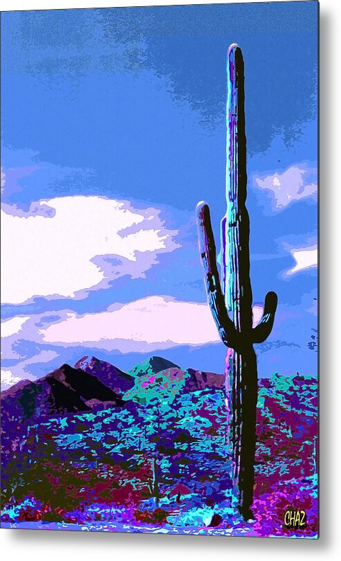 Arizona Metal Print featuring the painting Arizona Blue by CHAZ Daugherty