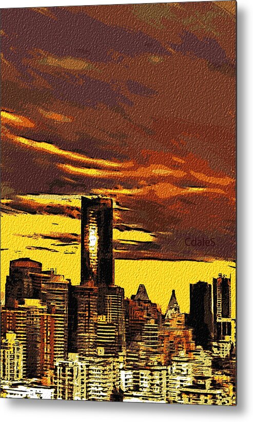 Vancouver Metal Print featuring the photograph BC Sunset by Dale Stillman