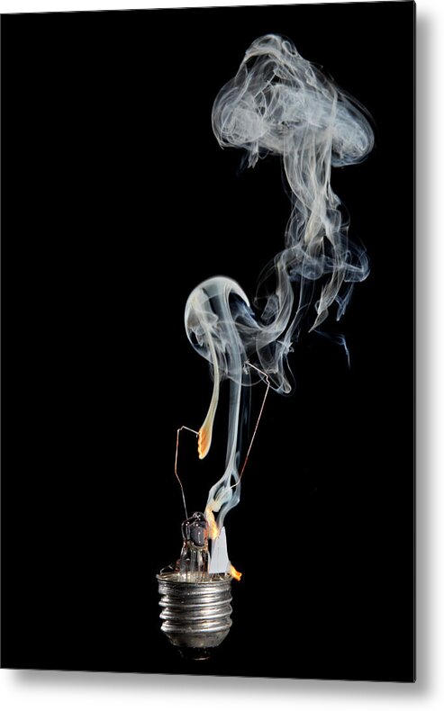 Light Metal Print featuring the photograph Blaze of Glory by Robert Och