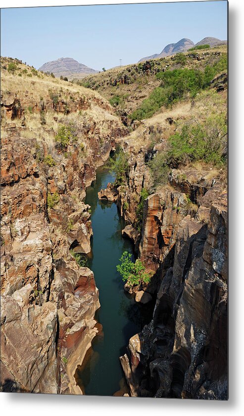 Tranquility Metal Print featuring the photograph Bourkes Luck Potholes, , Blyde Canyon by Sami Sarkis