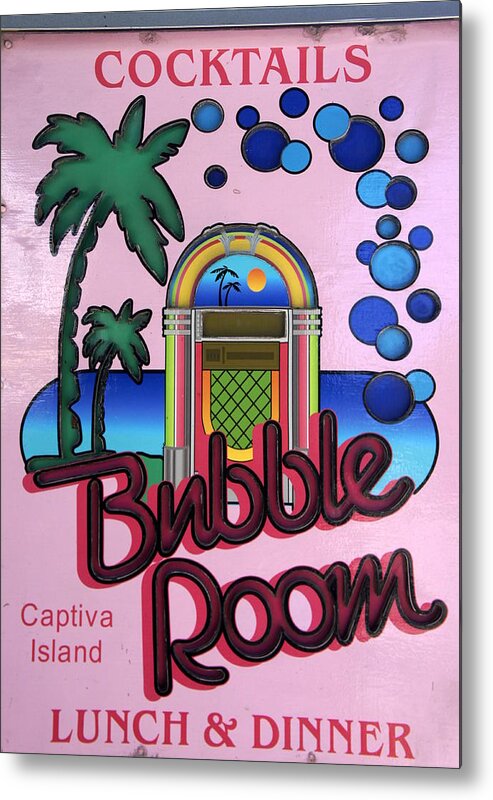 Bubble Room Restaurant Metal Print featuring the photograph Bubble Room 2 by Laurie Perry