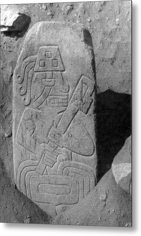 Science Metal Print featuring the photograph Cerro Sechn, Warrior-priest, 1600 Bc by Science Source