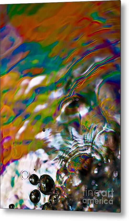 Abstract Metal Print featuring the photograph Changes by Anthony Sacco