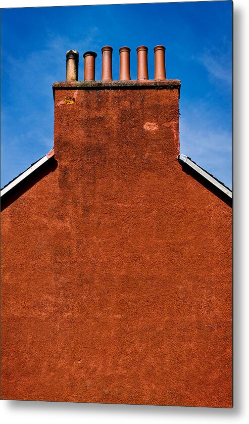 Chimney Metal Print featuring the photograph Chimney Pots by Bud Simpson