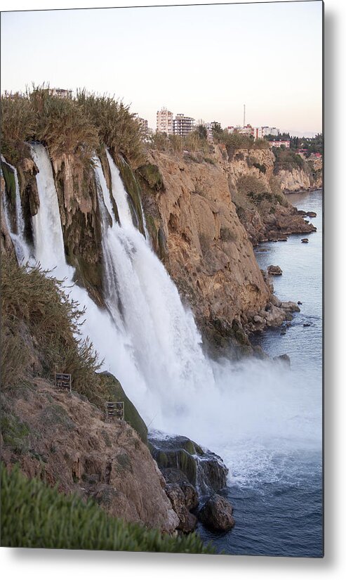 Waterfalls Metal Print featuring the photograph Duden Waterfalls by Ramunas Bruzas