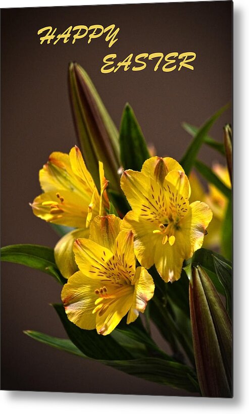 Peruvian Lily Metal Print featuring the photograph Peruvian Easter Lilies by Sandi OReilly