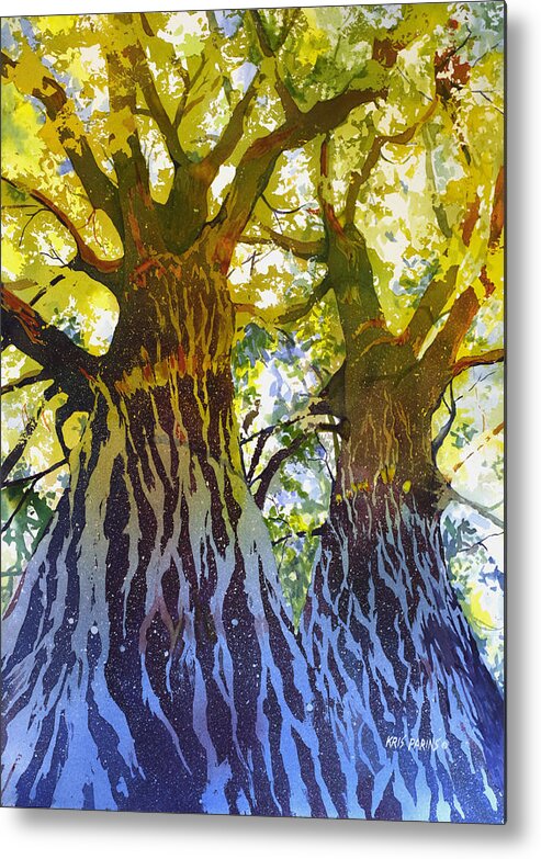 Kris Parins Metal Print featuring the painting Elizabeth's Canopy by Kris Parins