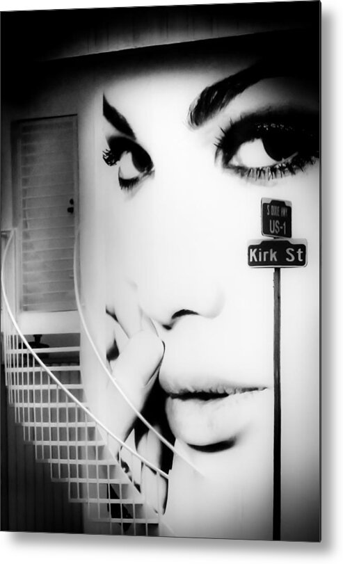 Exotic Women Metal Print featuring the photograph Entrance To A Woman's Mind by Karen Wiles