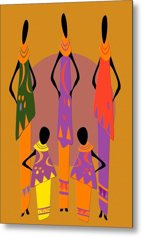 Family Metal Print featuring the digital art Family Affair by Terry Boykin