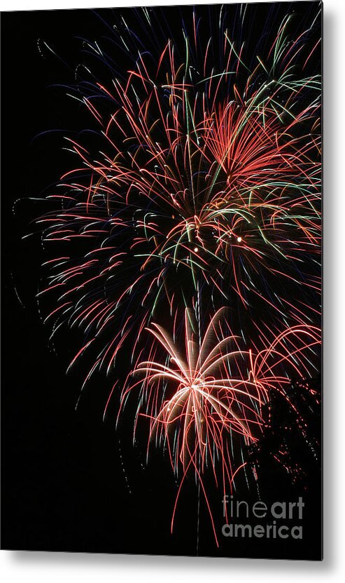 Firework Metal Print featuring the photograph Fireworks6525 by Gary Gingrich Galleries