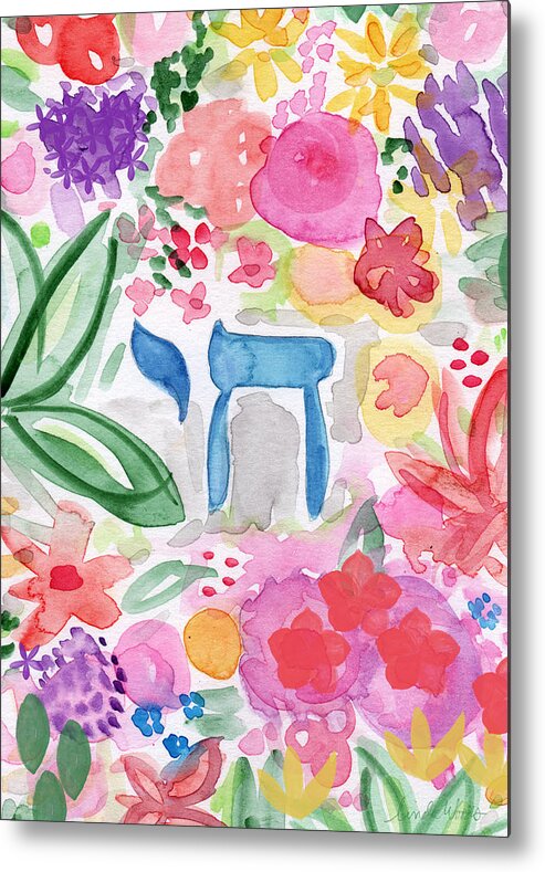 Garden Metal Print featuring the painting Garden of Life by Linda Woods