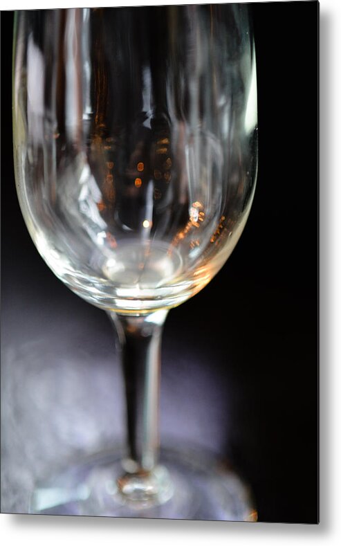 Close-up Metal Print featuring the photograph Glass of Spirits by Ronda Broatch