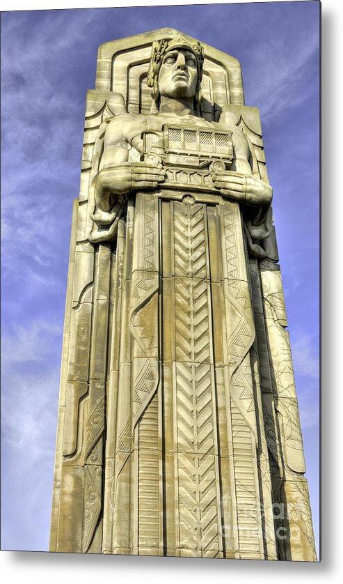 Cleveland Ohio Metal Print featuring the photograph Guardian of Traffic - 5 by David Bearden