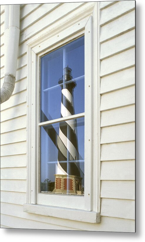 Cape Hatteras Lighthouse Metal Print featuring the photograph Cape Hatteras Lighthouse 2 by Mike McGlothlen