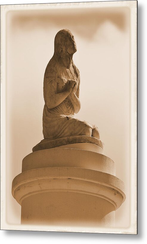 Prayer Metal Print featuring the photograph In Supplication by Nadalyn Larsen