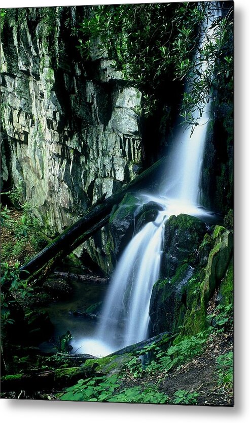 Nature Metal Print featuring the photograph Indian Falls by Rodney Lee Williams