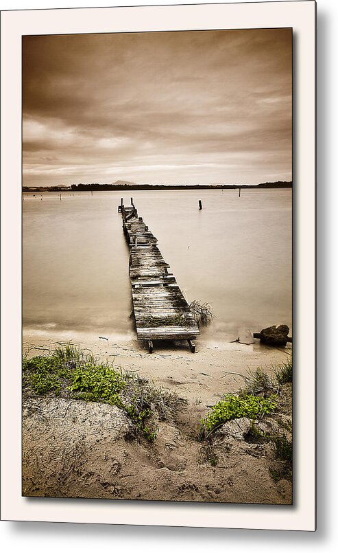Manning Point Nsw Australia Metal Print featuring the photograph Jetty 01 by Kevin Chippindall