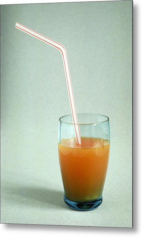 Beverage Metal Print featuring the photograph Juice by Perennou Nuridsany