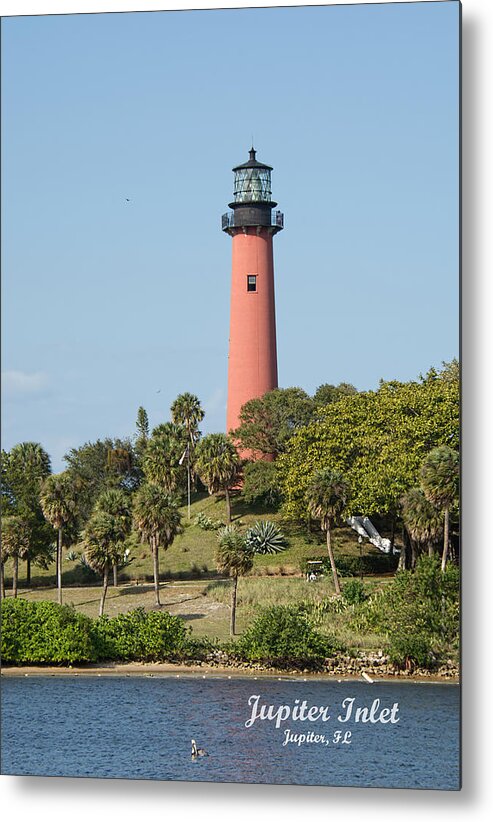 Lighthouse Metal Print featuring the photograph Jupiter Inlet by John Black