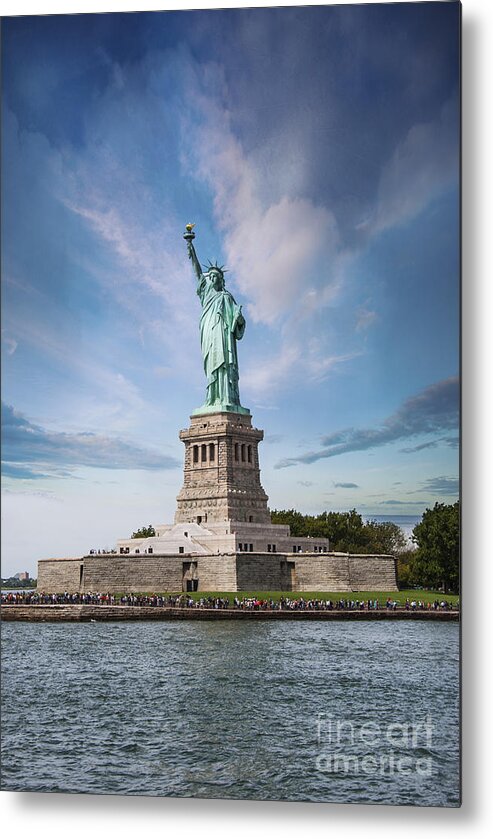 America Metal Print featuring the photograph Lady Liberty by Juli Scalzi