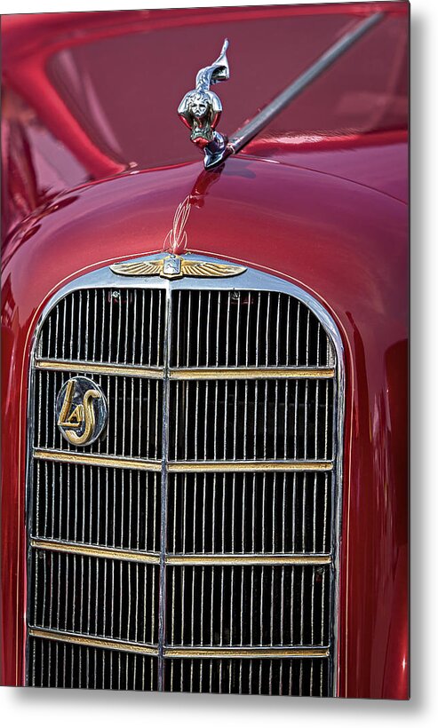 Cars Metal Print featuring the photograph GM LaSalle 1936 Classic Coupe by Susan Candelario