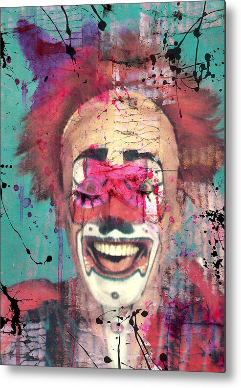 Clown Metal Print featuring the photograph Laughter I Purge by J C