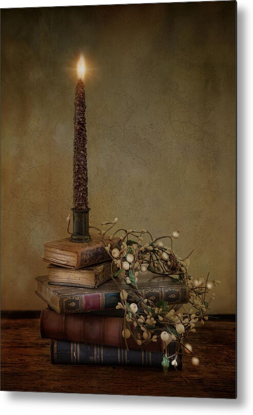 Books Metal Print featuring the photograph Light For the Journey by Robin-Lee Vieira