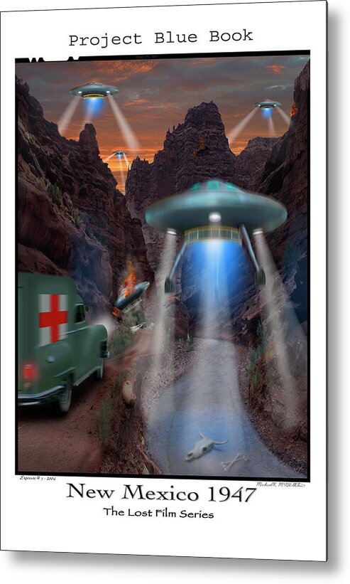 Ufo Landing Metal Print featuring the photograph Lost Film Number 3 by Mike McGlothlen