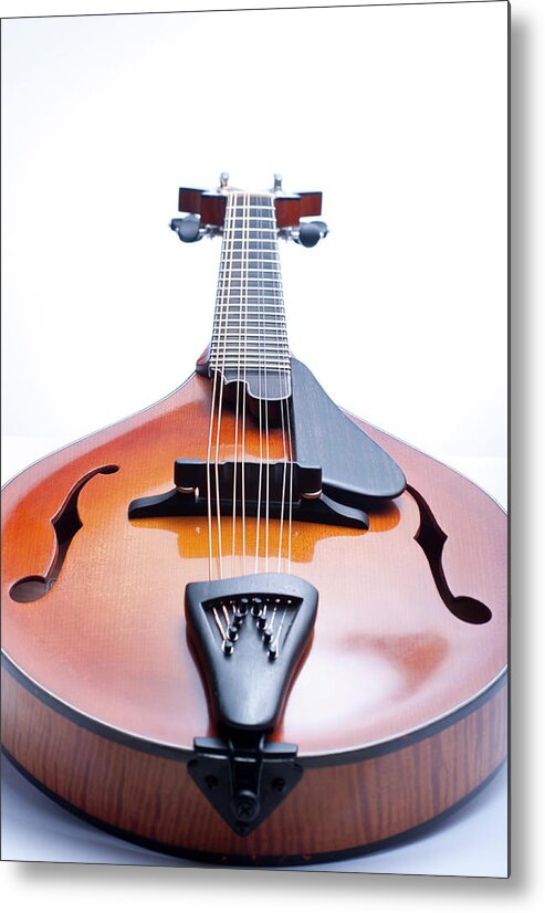 Country And Western Music Metal Print featuring the photograph Mandolin by Rudisill