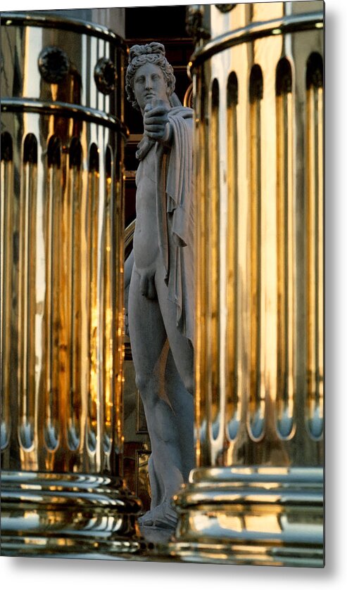 Americas Metal Print featuring the photograph Marble Statue by Roderick Bley