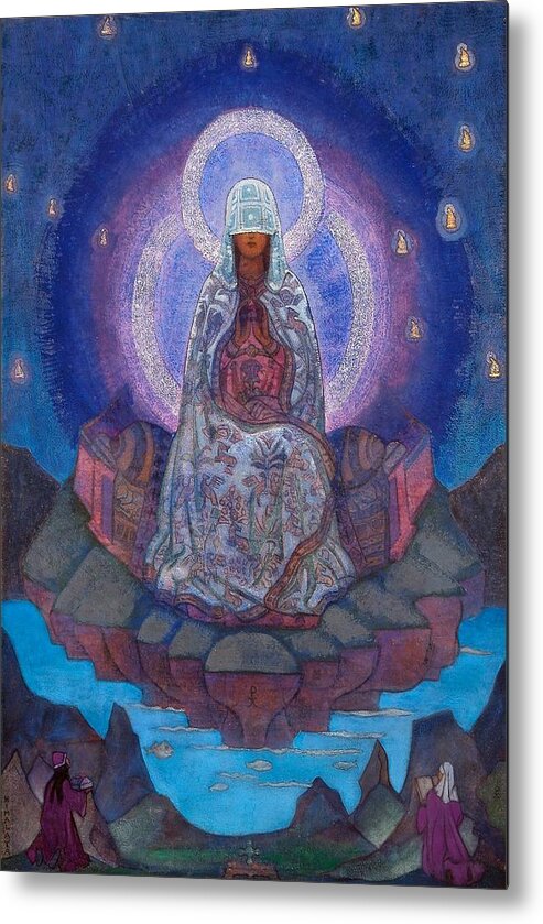1930's Metal Print featuring the painting Mother of the World by Nicholas Roerich