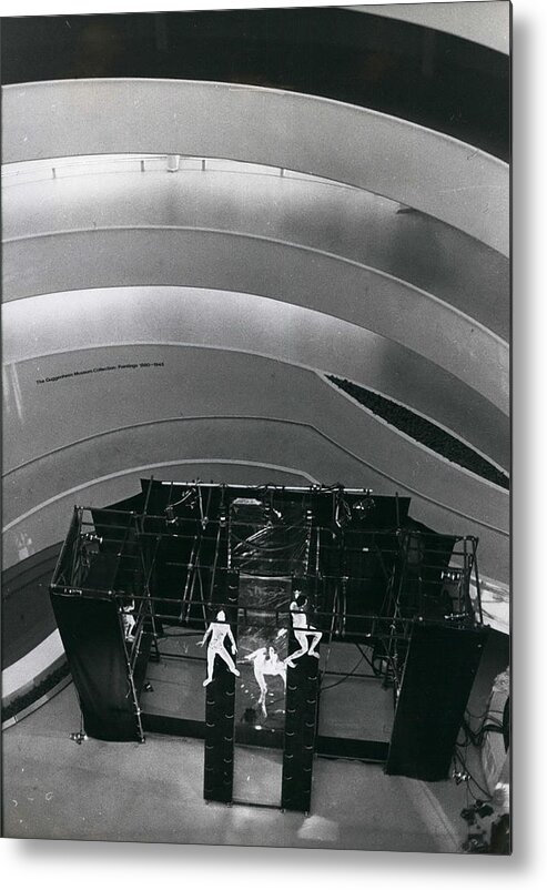 retro Images Archive Metal Print featuring the photograph Multi Gravitational Aerodance Group by Retro Images Archive