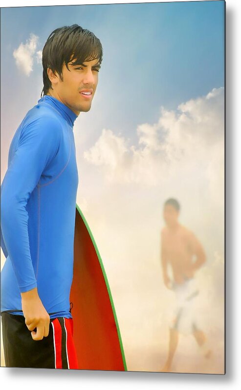 Surfing Metal Print featuring the photograph Surfer Boy by Diana Angstadt