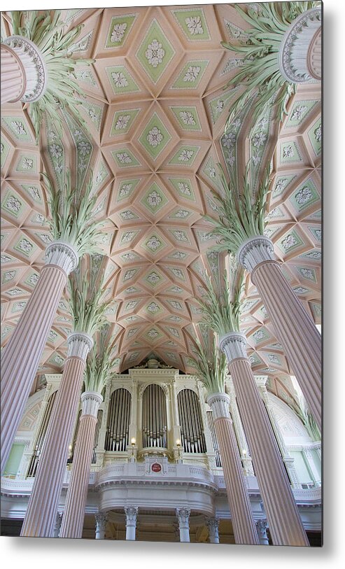Orgel Metal Print featuring the photograph Nikolaikirche Leipzig by Jenny Setchell